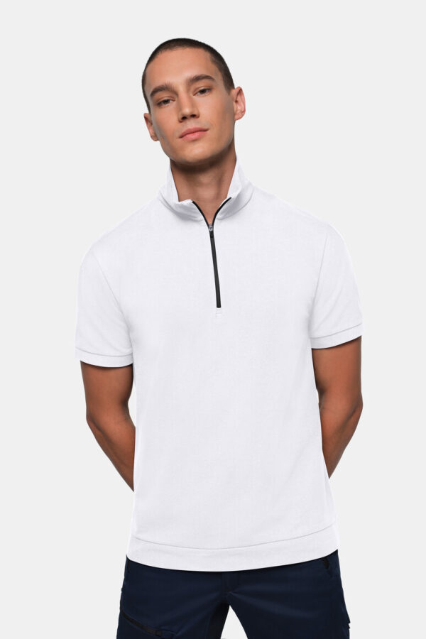 #534 HAKRO Zip-Shirt Piqué MIKRALINAR® ECO