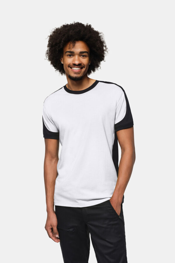 #590 HAKRO T-Shirt Contrast MIKRALINAR® ECO