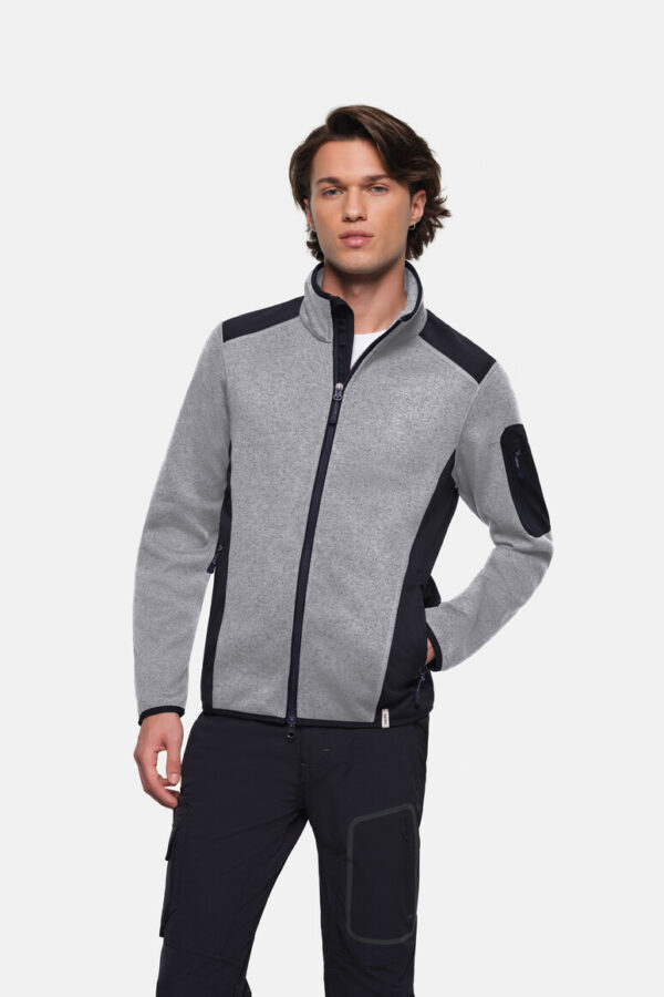 #836 HAKRO Strickfleecejacke