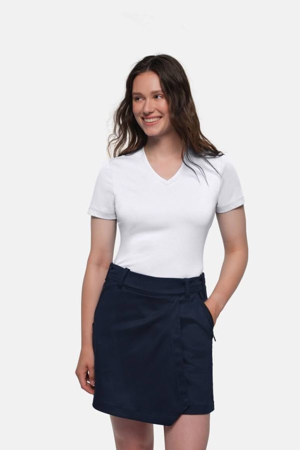 #169 HAKRO COTTON TEC® Damen V-Shirt