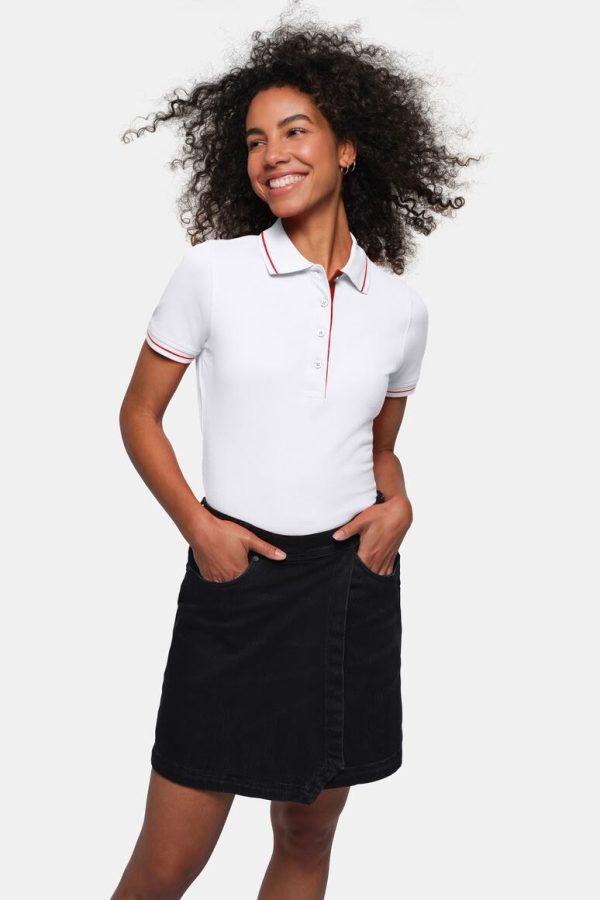 #203 HAKRO Damen Poloshirt Casual
