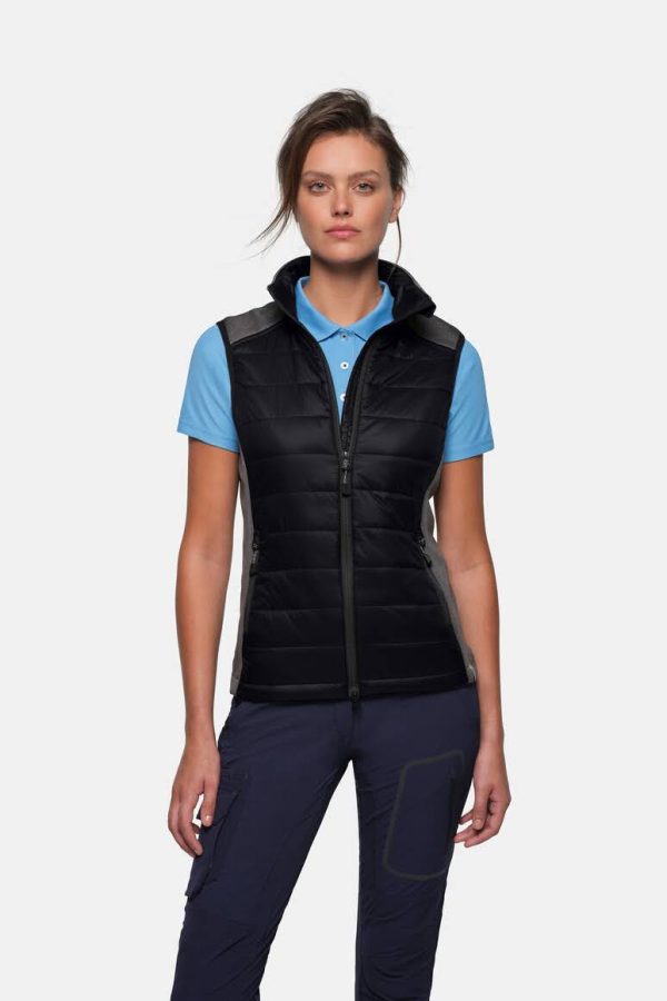 #264 HAKRO Damen Hybridweste Contrast