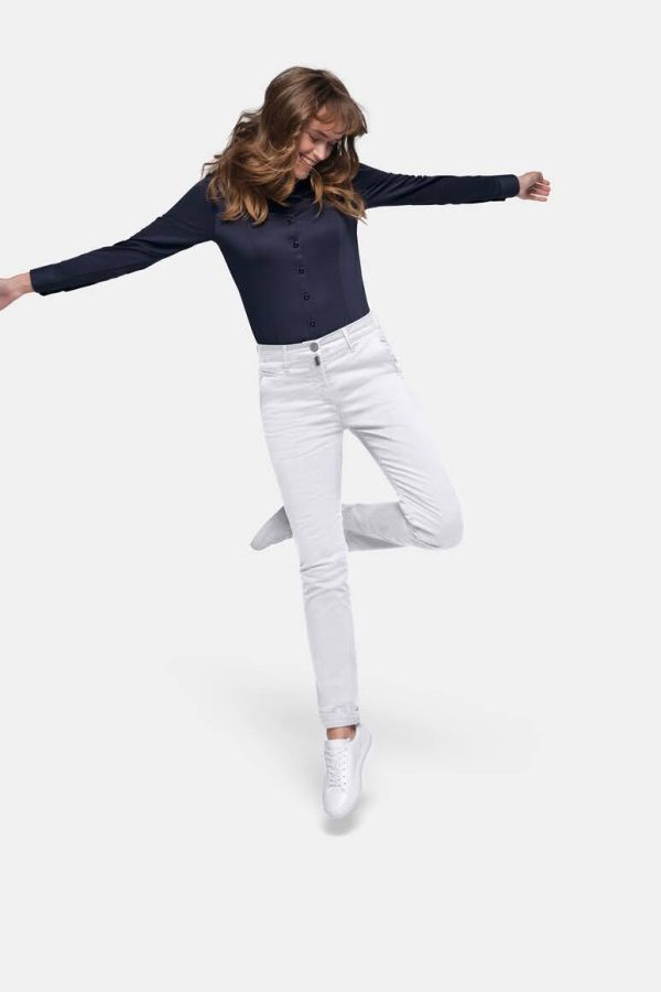 #706 HAKRO Damen Chinohose X-Stretch