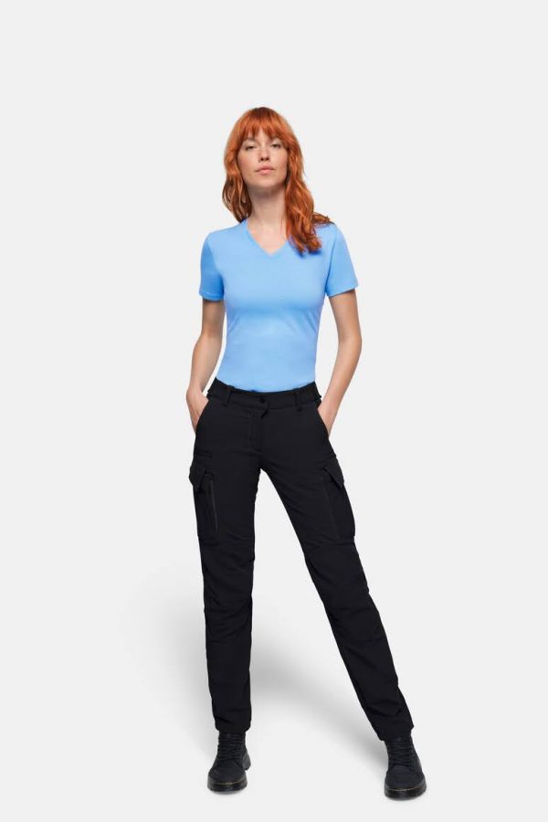 #744 HAKRO Damen Cargo-Funktionshose X-Stretch